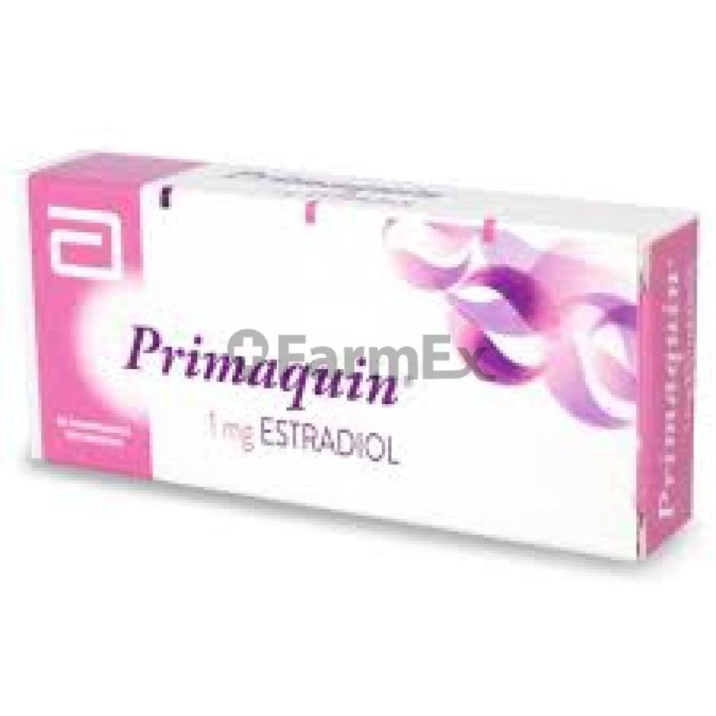 Primaquin 1 mg x 30 comprimidos Farmex-Receta Solidaria-Persistente